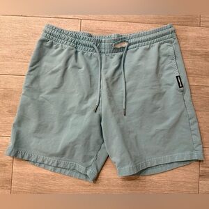 Men's Bearbottom Clothing Lounge 7" Shorts Sea Glass Size XL Used